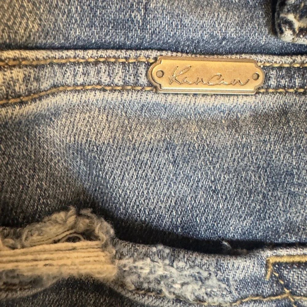 KanCan Signature Kurvy Ultra High Rise Ankle Skinny Jeans Distressed Size 27